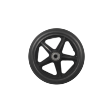 Hyroung Wheels for wheelchairs 6-inch black wheel , Anti-Slip - $8.99