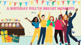 Ecard for Birthday - Title: A Birthday Full of Bright Moments - $1.99