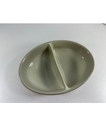 Franciscan El Dorado Oval Divided Vegetable Dish Bowl 10&quot; Gold Gray Eart... - £14.85 GBP