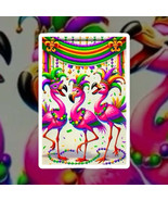 Mardi Gras Carnival Flamingo Garden Flag: Year-Round Festive Decor for A... - $8.95+