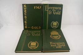 University of Alberta Yearbook Annuals 1947 1948 1949 1950 Evergreen &amp; Gold - $116.09