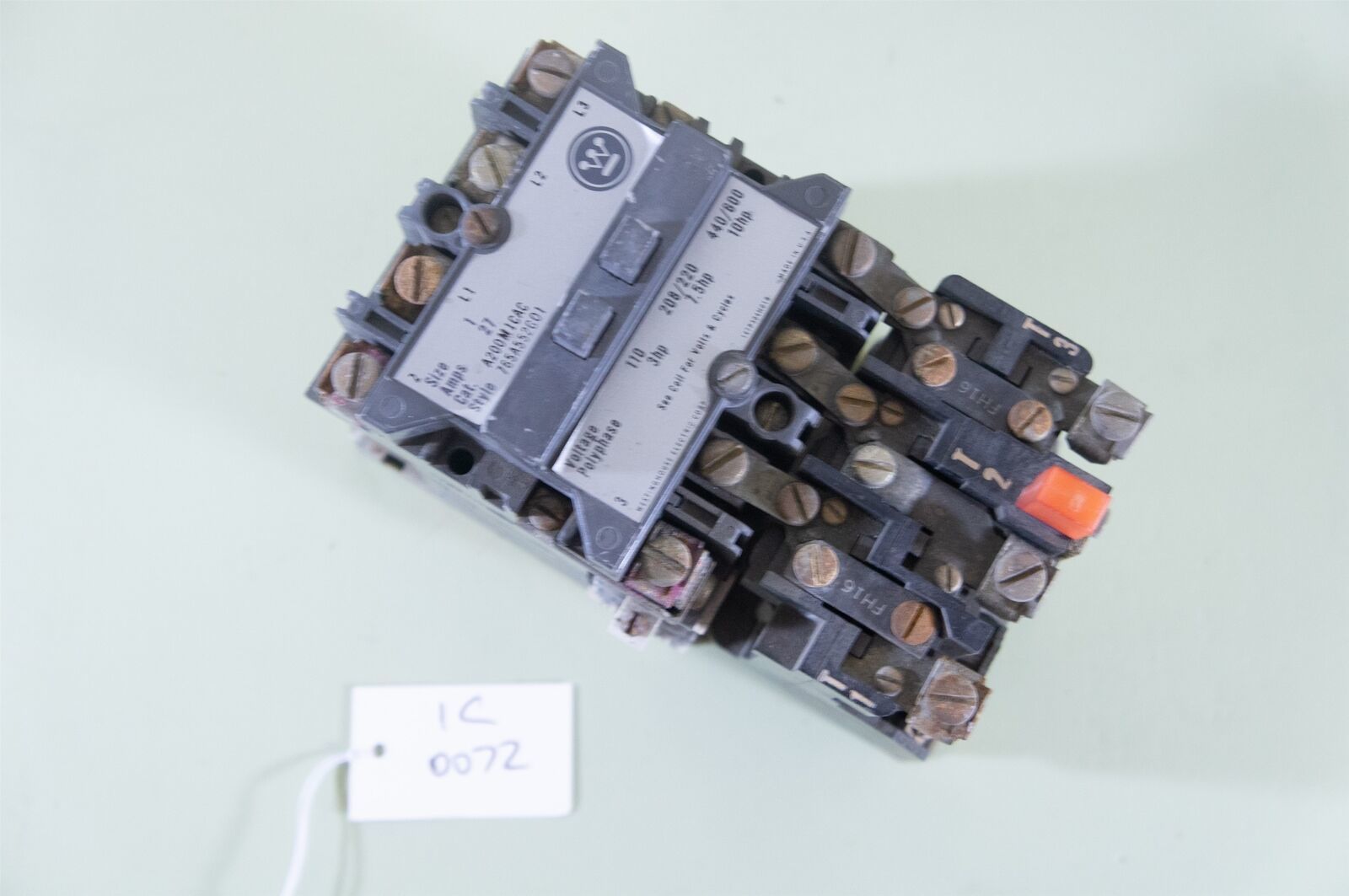 Westinghouse A200M1CAC Contactor 110/120V Coil + AN13AB + FH16 Heaters +... - $19.57