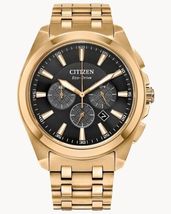 Citizen CA4512-50E Eco-Drive Men&#39;s Chronograph Gold-Tone Stainless Steel Watch - £349.24 GBP