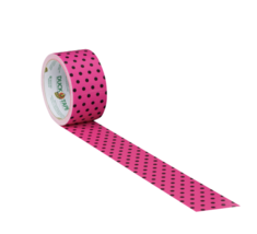 Duck Tape Brand Duct Tape, Pink Black Polka Dots, 1.88" x 10 Yards Roll - $9.95