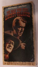 The Man Who Shot Liberty Valance VHS Tape John Wayne Jimmy Stewart Seale... - $8.90