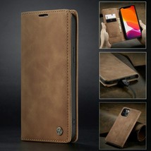Leather wallet FLIP MAGNETIC BACK cover Case for Huawei P30 P20 Lite Pro - £46.25 GBP
