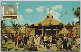 Vintage Postcard Caribbean Pavilion NY World&#39;s Fair 1964-65 Unisphere Steel Band - £11.36 GBP