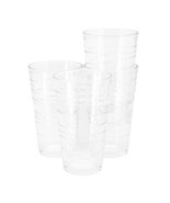 Gibson Home 4 Piece 16 Ounce Swirl Glass Tumbler Set - $91.45 CAD