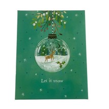 Graphique Christmas Cards Rudolph Reindeer in Snowy Meadow Let It Snow - $364.52 MXN