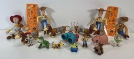 Vintage Burger King Toy Story Toy Lot Wind Ups &amp; Mini PVC Toy Story Cake... - £15.81 GBP