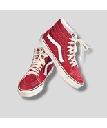 Vans SK8-HI Canvas Formula One Red Unisex Shoes Men’s Size 9. Women’s 11... - £16.26 GBP