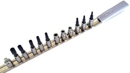 13pc Craftsman 1/4" Drive Hex Allen E Torx Bit Socket Set W/USA Socket Rail - $58.99