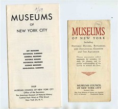 Museums of New York City Brochures 1940 and 1959  - £18.99 GBP