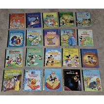 20 Disney Little Golden Book Lot Mickey Mouse Bambi Princess Pooh Toy Story READ - £31.52 GBP