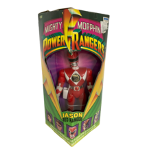 Mighty Morphin Power Ranger Jason Red Action Figure 1994 T Rex Power in Box - £39.27 GBP