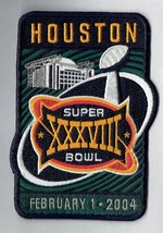Super bowl XXXVIII 38 2004 Houston Patch Patriots Panthers - $33.98