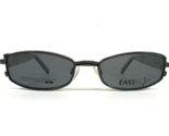 EasyFlip Eyeglasses Frames MOD P6074 60 Black Gray Green Clip On Lens 50... - $55.97