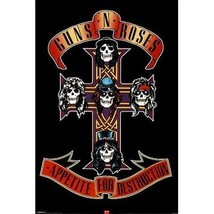 Guns N Roses Poster N&#39; &#39;n Appetite For Destruction Commercial - £14.15 GBP