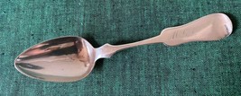 Vintage American COIN Silver Spoon Pseudo Marks BROWER &amp; SON NY - $24.99