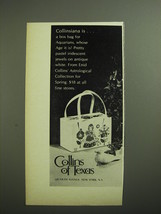 1970 Collins of Texas Enid Collins Box Bag for Aquarians Advertisement - $18.49