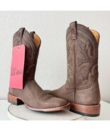 Rod Patrick Mens Cowboy Boots 12.5AAAA Brown Genuine Leather Western Squ... - $297.00