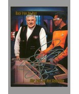 Signed Star Trek 1993 Master Series Scotty &amp; Geordi Card Levar Burton Au... - £78.44 GBP