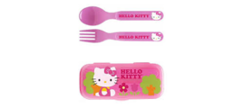 Hello Kitty Flatware To Go Set - £7.90 GBP