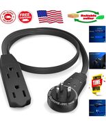 1 Ft 360° Rotating Flat Plug Extension Cord with 3 Outlets -  Certified - $455.10 MXN