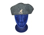 Vintage KANGOL 504 Mens Sz Large 100% Wool L Newsboy Flat Cap Green Hat  - £15.77 GBP