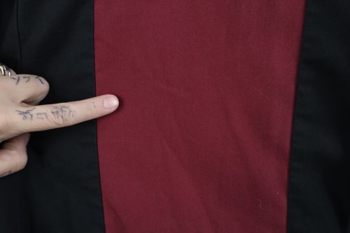 Vintage 90s Mens XL Faded K100 Radio Country Panel Color Block Button Shirt Item image 7