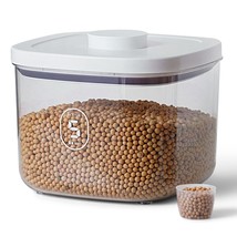 10 Lbs Storage Container Bin Rice Dispenser With Measuring Cup Food Cereal Conta - £39.95 GBP