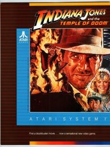 Indiana Jones And The Temple Of Doom Arcade Game Flyer 8.5&quot; x 11&quot; Origin... - £37.35 GBP