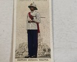British Gulana Militia John Player &amp; Sons Vintage Cigarette Card #48 - $2.96