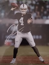 Derek Carr Autographed Signed 8 x 10 Raiders Photo w/ COA - £58.85 GBP