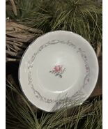 Vintage Royal Swirl Fine China Japan Dessert Plate Pink Roses 5.5” A13 - $5.00