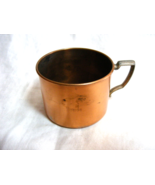 Vintage Tudor Plate Oneida Community 4oz Copper Plated Tin Cup Signed Ro... - €29,54 EUR