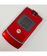 Motorola RAZR V3m Red Flip Phone (Sprint) - $1,400.96 MXN