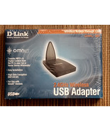 D-Link DWL-121 Omnifi 2.4GHz Wireless USB 1:1 Adapter 64/128-bit 11Mbps ... - $7.92