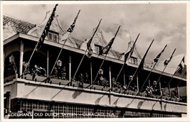 Curacao Netherlands Antilles RPPC  Koremans Old Dutch Tavern Dining Postcard A24 - £16.19 GBP