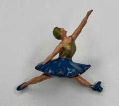 Vintage Britains Cast Metal Lead Toy Mammoth Circus Horse Rider Dancer Ballerina - $42.70