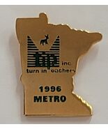TIP Turn In Poachers 1996 Metro Minnesota State Enamel Pin Wildlife Cons... - $239.62 MXN