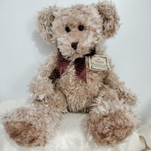 Russ Timeless Teddy Radcliffe W/Tag Tan W/Brown Bow 15&quot; Nos - $21.35