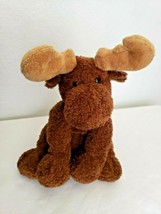 Mary Meyer Sweet Rascals Moose Plush Stuffed Animal Brown Tan Antlers Floppy - £14.72 GBP