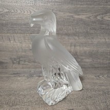 Lalique Liberty Eagle Figurine Large Frosted Crystal Sculpture Signed Fr... - $399.87