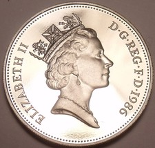 Seltenes Cameo Beweis Groß Britain 1986 5- Neu Pence ~ Prüfdruck Sind Beste - $4.86