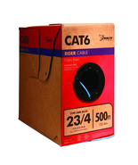 500 Ft. Blue 23/4 Solid CU CAT6 CMR (Riser) Data Cable - £99.80 GBP