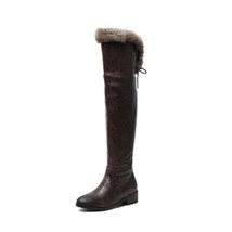 Warm Plush Knee High Boots - £70.01 GBP+