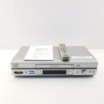 SONY SLV-N750 HIFI 4-HEAD VHS VCR VIDEO CASSETTE RECORDER PLAYER REMOTE ... - $76.21