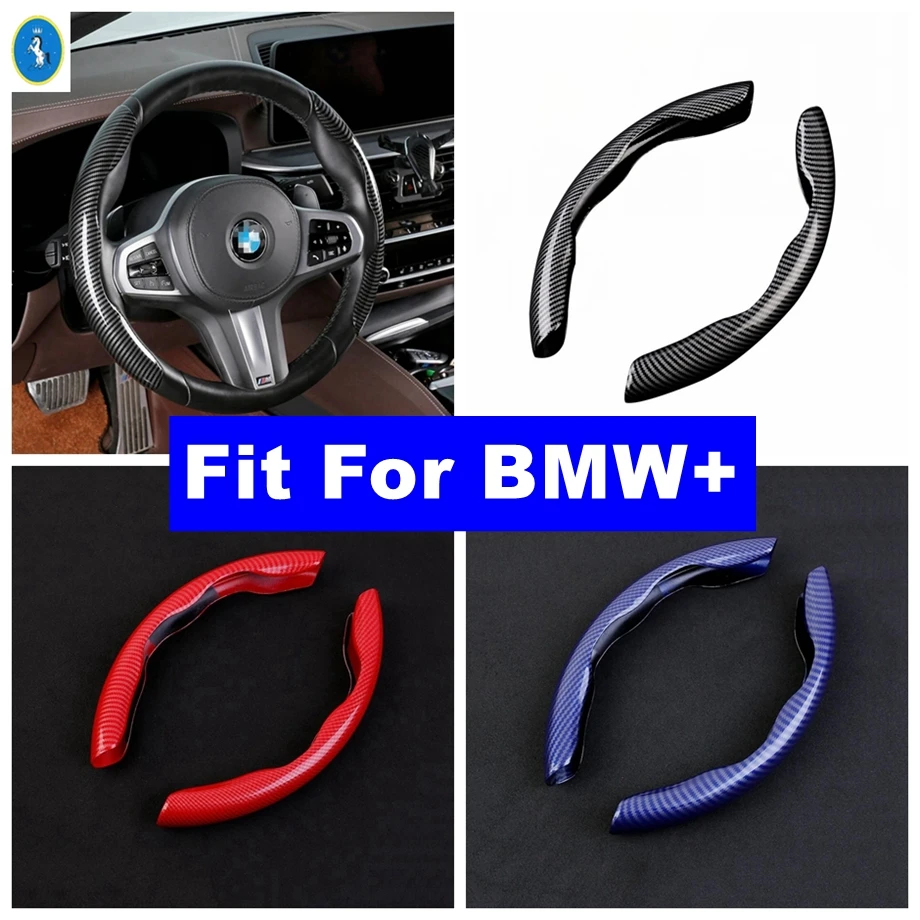 Steering Wheel Handle Cover Trim For BMW 3 5 Series F20 F30 G20 G30 X1 X... - £33.26 GBP