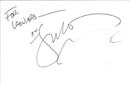 Julia Murney Signed 4x6 Index Card Wicked - £23.34 GBP